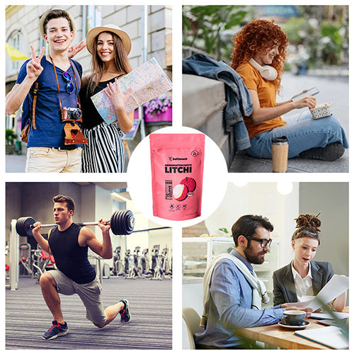 Gefrıergetrocknete-Litchi-Anwendung