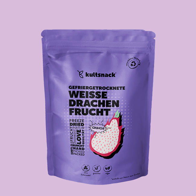 Gevriesdroogde witte drakenvrucht