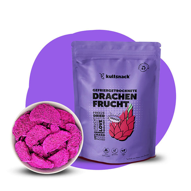 Gefriergetrocknete-Drachenfrucht