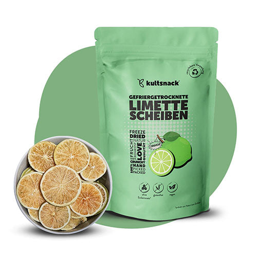 Gevriesdroogde limoenschijfjes