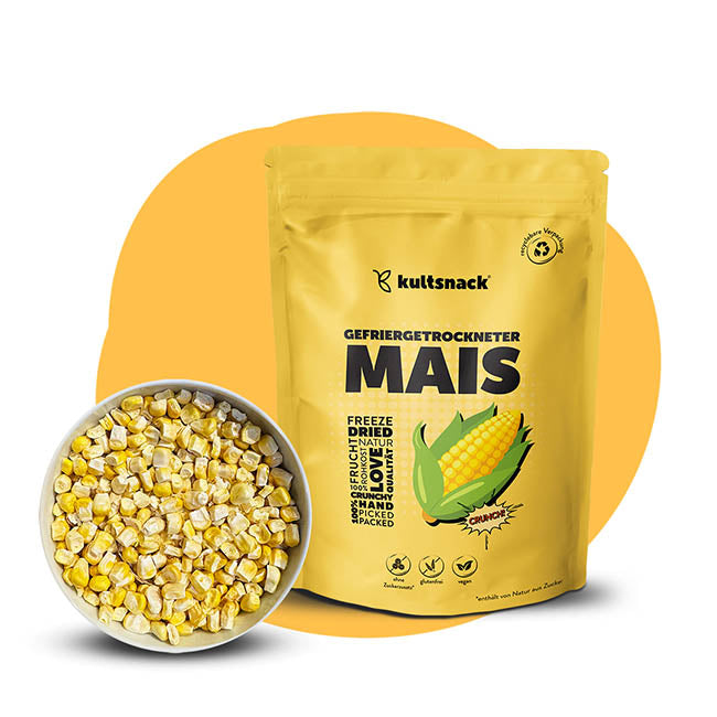 Gefriergetrockneter-Mais
