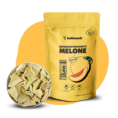 Gefriergetrocknete-Melone
