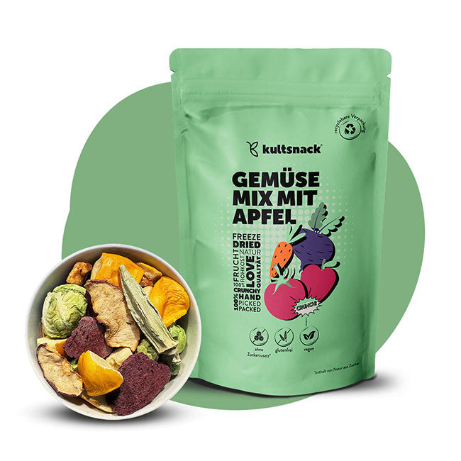 Gemengde groenten met appel