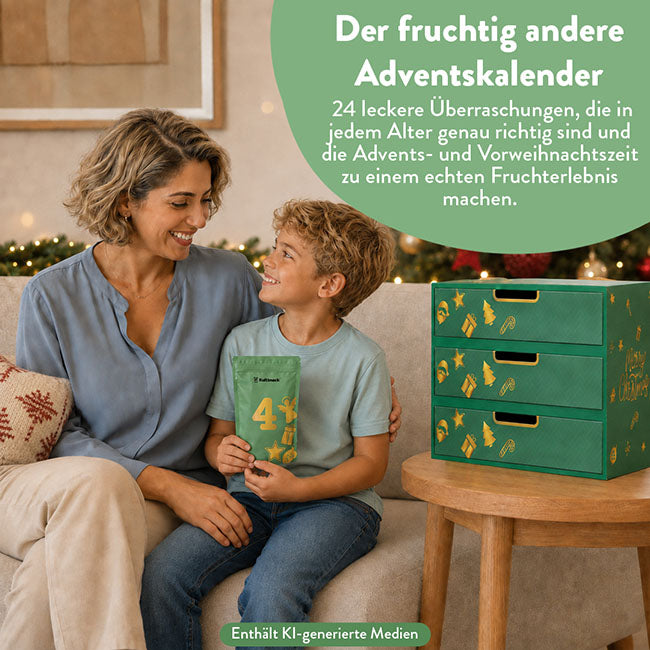 Adventskalender wird geöffnet